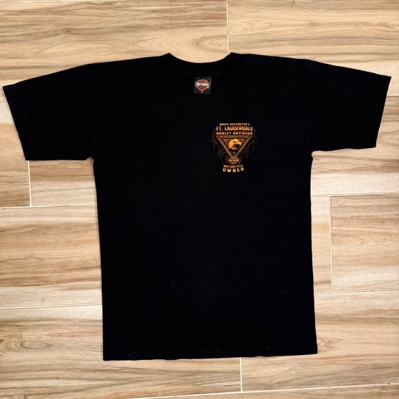 Harley-Davidson Other - Vintage Harley-Davidson Ft Lauderdale Eagle T-Shirt Black Mens Medium 2005 USA